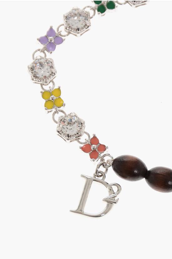  디스퀘어드2 팔찌 ANW0008 28506536 M2752 Marrone Argento - DSQUARED2