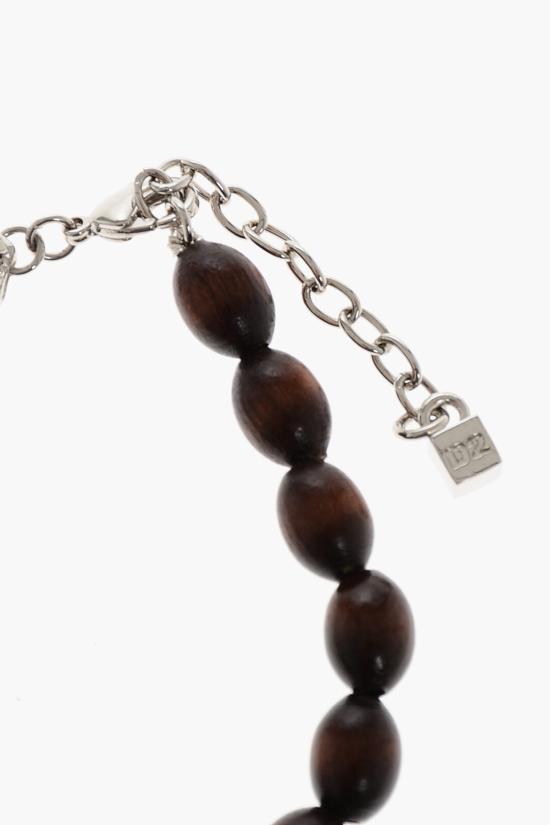  디스퀘어드2 팔찌 ANW0008 28506536 M2752 Marrone Argento - DSQUARED2