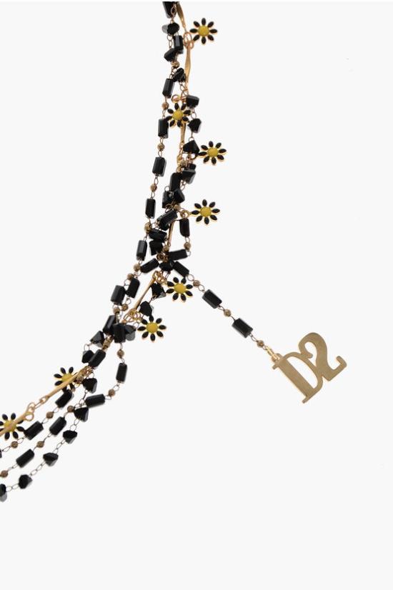  디스퀘어드2 네크리스 NEM0220 37000364 M645 Nero Oro - DSQUARED2