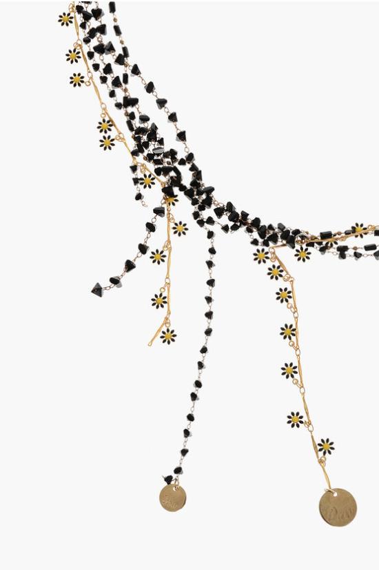  디스퀘어드2 네크리스 NEM0220 37000364 M645 Nero Oro - DSQUARED2