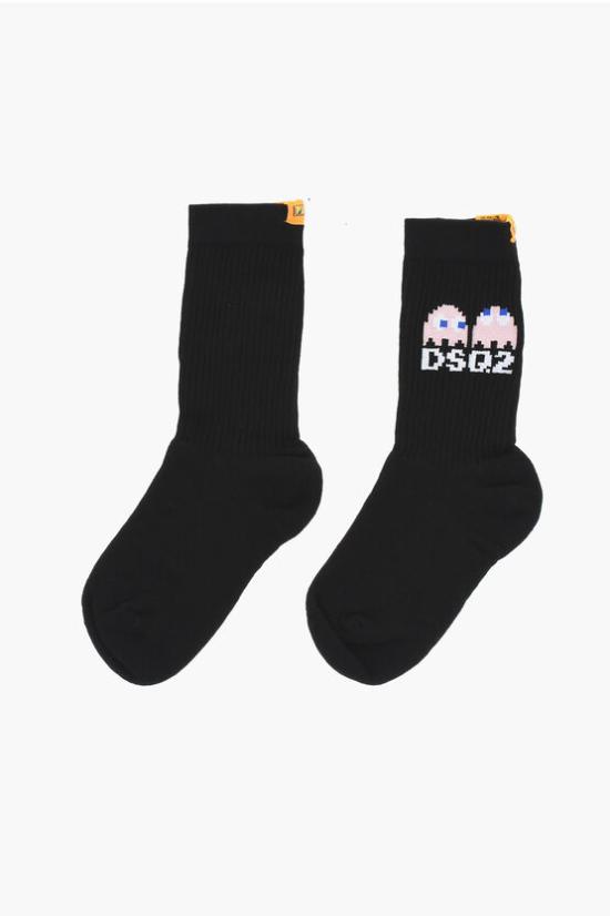  디스퀘어드2 양말 DFV172930 ISA01 017 Black - DSQUARED2