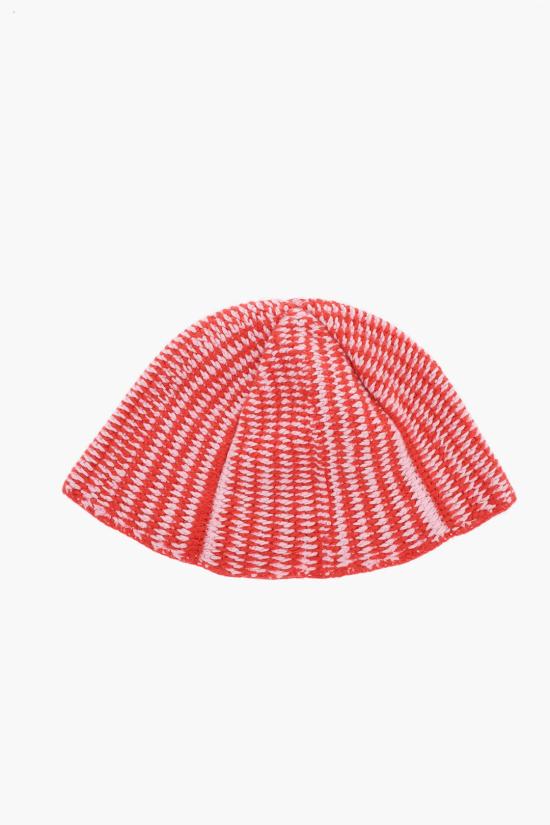  디스퀘어드2 비니 KNM0117 05M06366 9207 Bianco Rosso - DSQUARED2