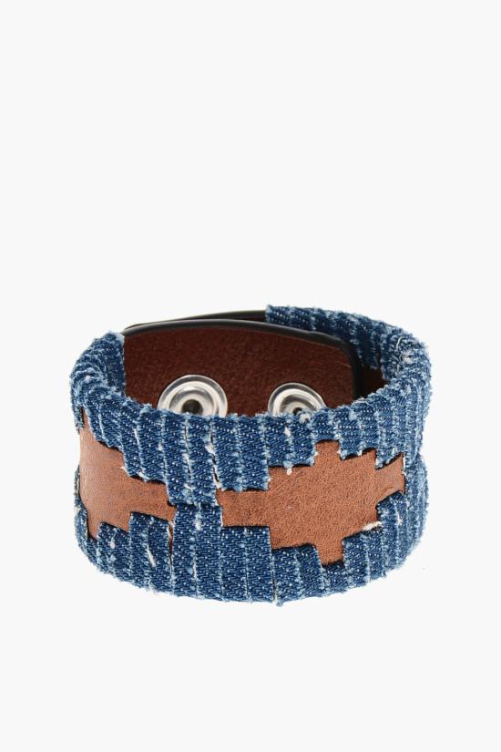  디스퀘어드2 팔찌 ARW0132 12905478 M2500 Blu Marrone