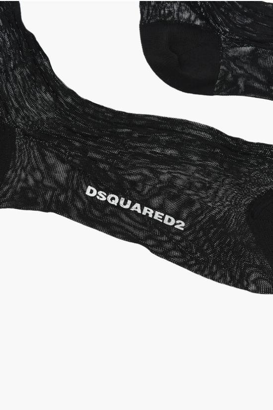  디스퀘어드2 양말 DHV020210 ISA01 200 Black - DSQUARED2