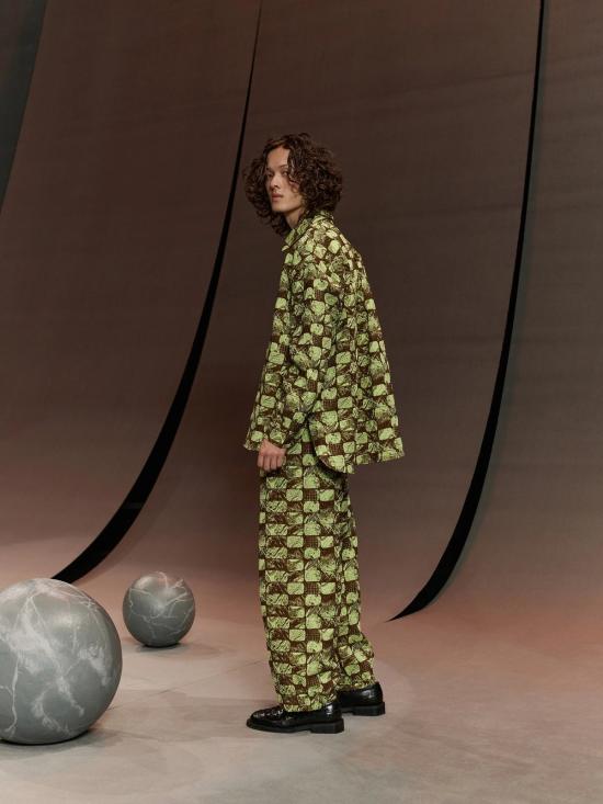  헨릭 빕스코브 긴팔 셔츠 Henrik Vibskov 빅  발자국 - HENRIK VIBSKOV