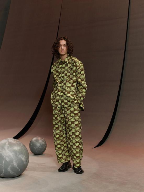  헨릭 빕스코브 긴팔 셔츠 Henrik Vibskov 빅  발자국 - HENRIK VIBSKOV