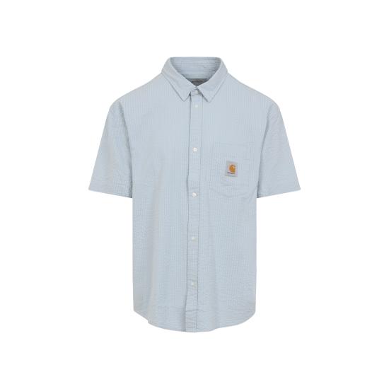 25FW 칼하트 WIP 반팔 셔츠 I03515131SXX BLUE FOG - CARHARTT WIP