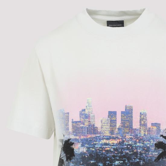 25FW 발렌시아가 숏 원피스 838726 TSWB9 4200 LIGHT BLUE - BALENCIAGA