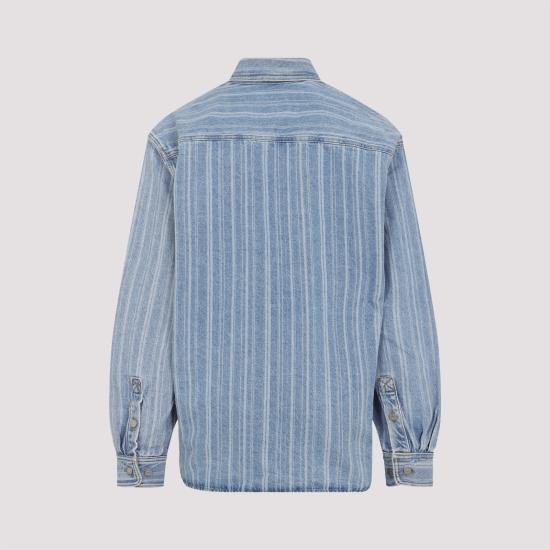 25FW 칼하트 WIP 데님 셔츠 I03556732H12 RYLAN STRIPE BLUE - CARHARTT WIP