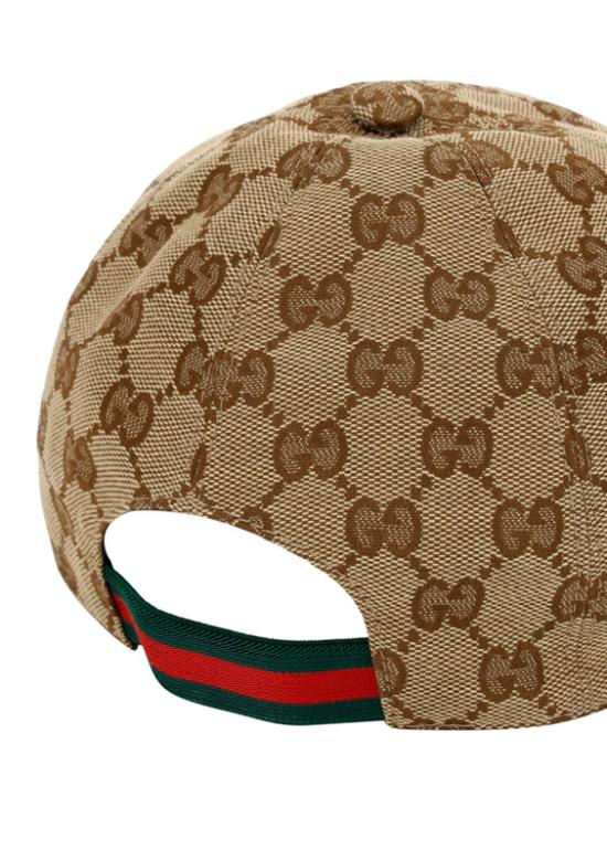 26SS [키즈] 구찌 오리지널 GG 캔버스 베이스볼 4817743HC65 2140 BROWN - GUCCI