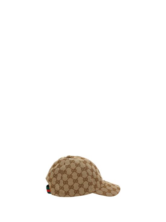 26SS [키즈] 구찌 오리지널 GG 캔버스 베이스볼 4817743HC65 2140 BROWN - GUCCI