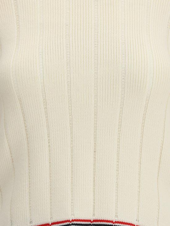 25FW 톰브라운 스웨터 FKA501AY1024 100 CREAM - THOM BROWNE