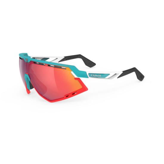 26SS 루디 프로젝트 선글라스 DEFENDER EMERALD WHITE MATTE MULTILASER RED