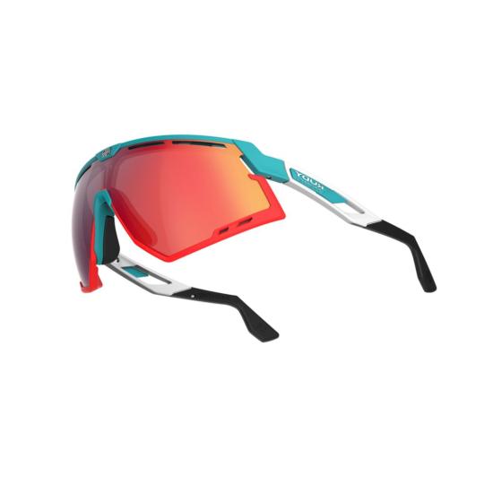 26SS 루디 프로젝트 선글라스 DEFENDER EMERALD WHITE MATTE MULTILASER RED - RUDY PROJECT