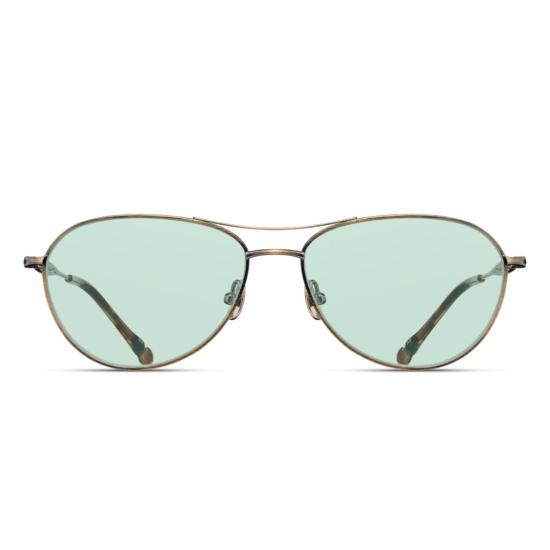 26SS 마츠다 선글라스 M3139 SG ANTIQUE GOLD CAFE GREEN - MATSUDA