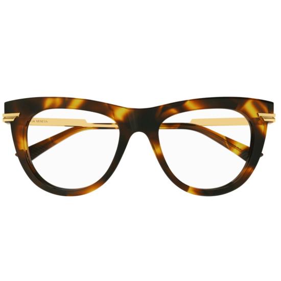  보테가베네타 선글라스 BV1297O 002 HAVANA GOLD TRANSPARE - BOTTEGA VENETA