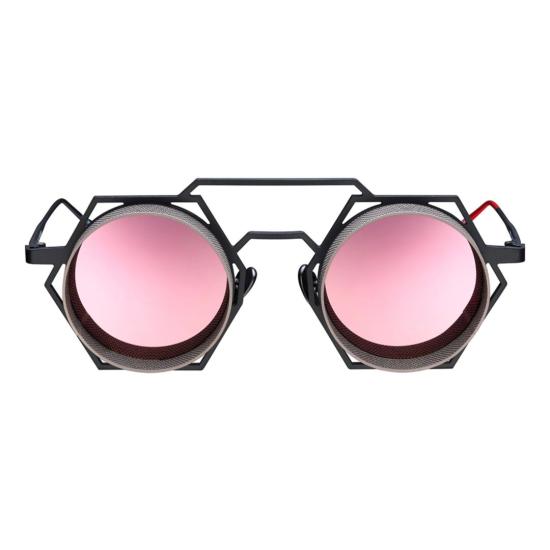 26SS 바이센 선글라스 NK 3 BLACK MATTE SILVER MATT