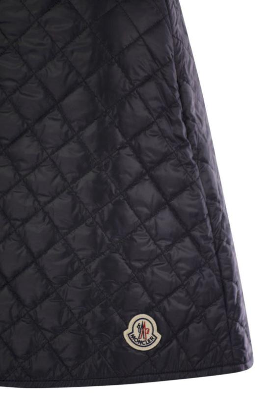 25FW 몽클레어 나일론 패딩 미니 스커트 K20932D00014788RA 778 NIGHT BLUE - MONCLER