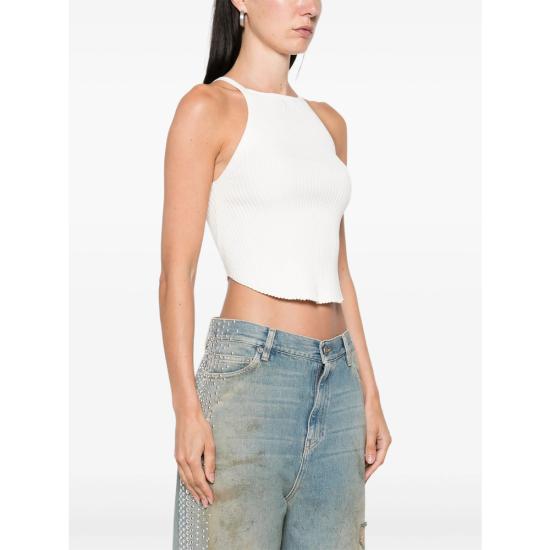 25FW 쿠레쥬 민소매 티셔츠 325MTO450FI 0001 0001 WHITE - COURREGES