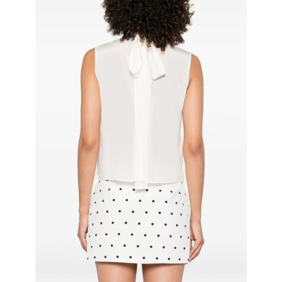 25FW 마짜렐리 블라우스 LOU LOU 260 1 WHITE - MAZZARELLI