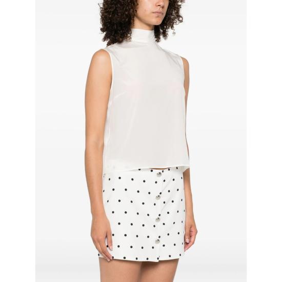 25FW 마짜렐리 블라우스 LOU LOU 260 1 WHITE - MAZZARELLI