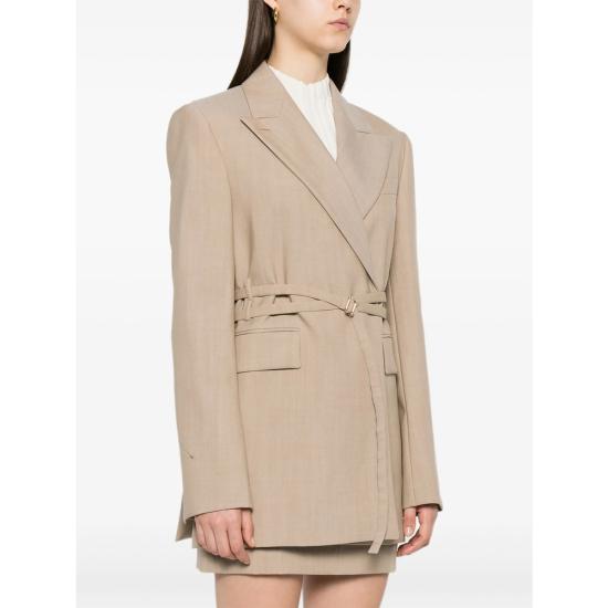 25FW 스포트막스 수트 자켓 TUBINGA 295 001 NEUTRALS - SPORTMAX