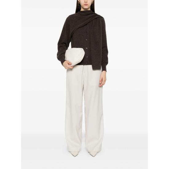 25FW 살바토레 페라가모 스웨터 13H149 0785853 MARRO BROWN - SALVATORE FERRAGAMO