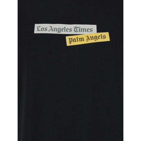 25FW 팜앤젤스 반팔 티셔츠 PMAA109F25JE R004 1084 BLACK - PALM ANGELS