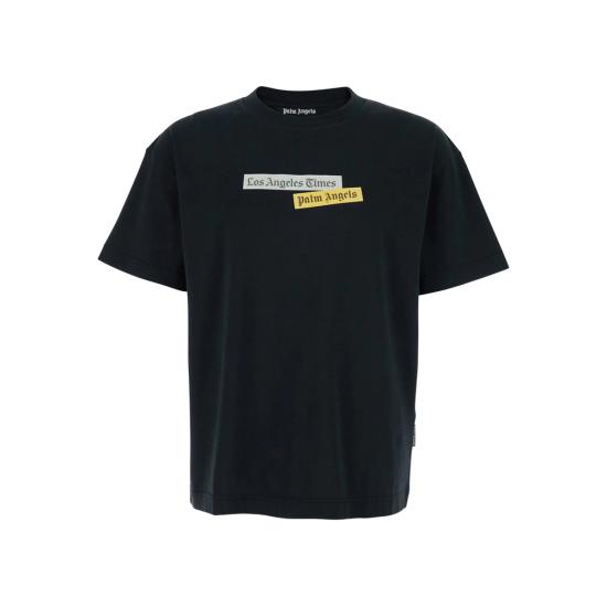 25FW 팜앤젤스 반팔 티셔츠 PMAA109F25JE R004 1084 BLACK