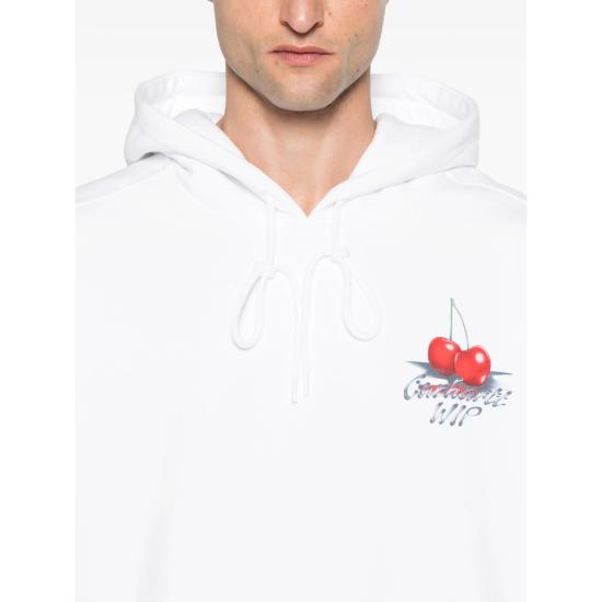 25FW 칼하트 후드 티셔츠 I035191 02XX WHITE - CARHARTT