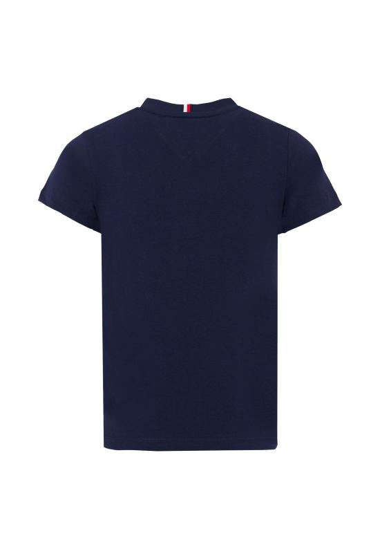 25FW [키즈] 타미힐피거 티셔츠 25CTHKS0KS00594 C1G BLUE - TOMMY HILFIGER