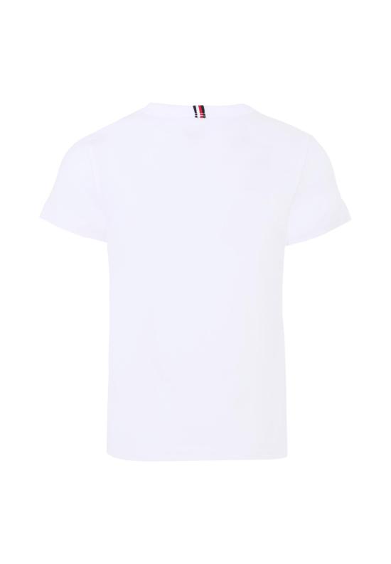 25FW [키즈] 타미힐피거 티셔츠 25CTHKB0KB09800 YBR WHITE - TOMMY HILFIGER
