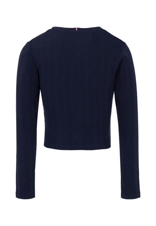 25FW [키즈] 타미힐피거 탑 25CTHKG0KG08631 C1G BLUE - TOMMY HILFIGER