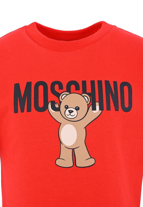 25FW [키즈] 모스키노 티셔츠 HMM05G LAA10 50109 RED - MOSCHINO