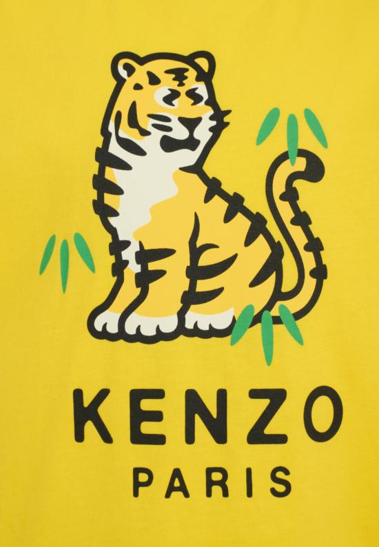 25SS [키즈] 겐조 티셔츠 K61052 525 YELLOW - KENZO