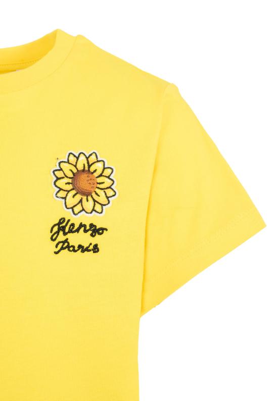 25SS [키즈] 겐조 티셔츠 K61075 525 YELLOW - KENZO