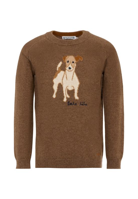 25FW [키즈] 봉쁘앙 니트/스웻셔츠 W05BJUK00010 167 BROWN