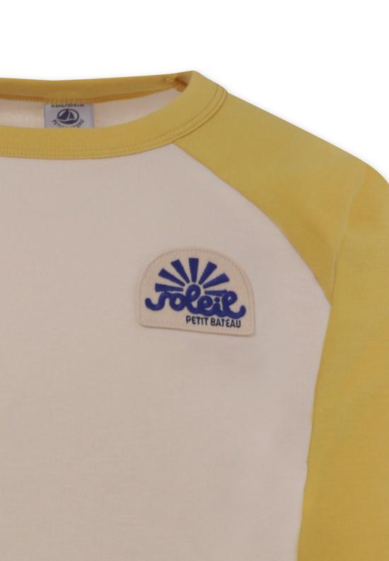  [키즈] 쁘띠바또 트레이닝 상의 A0A1Y 01 IVORY - PETIT BATEAU