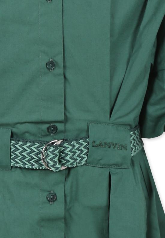 25SS [키즈] 랑방 원피스 N30204 722 GREEN - LANVIN