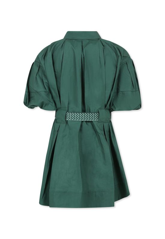 25SS [키즈] 랑방 원피스 N30204 722 GREEN - LANVIN