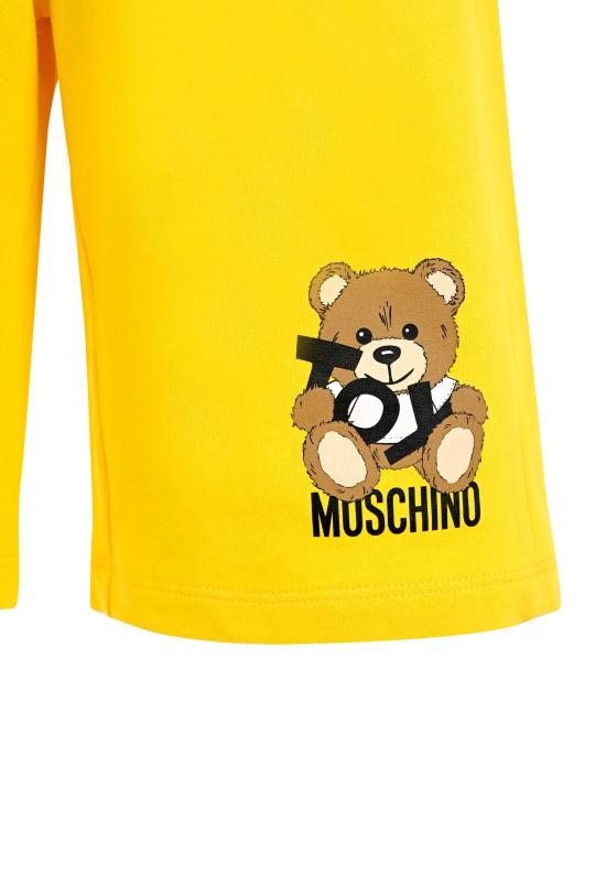 25SS [키즈] 모스키노 쇼츠/버뮤다 HUQ02A LCA19 50577 YELLOW - MOSCHINO