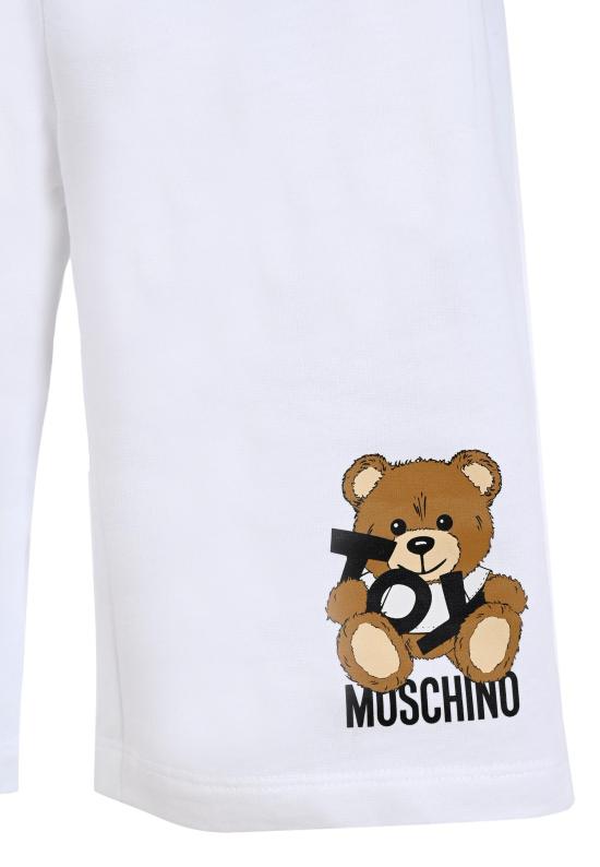 25SS [키즈] 모스키노 쇼츠/버뮤다 HUQ02A LCA19 10101 WHITE - MOSCHINO