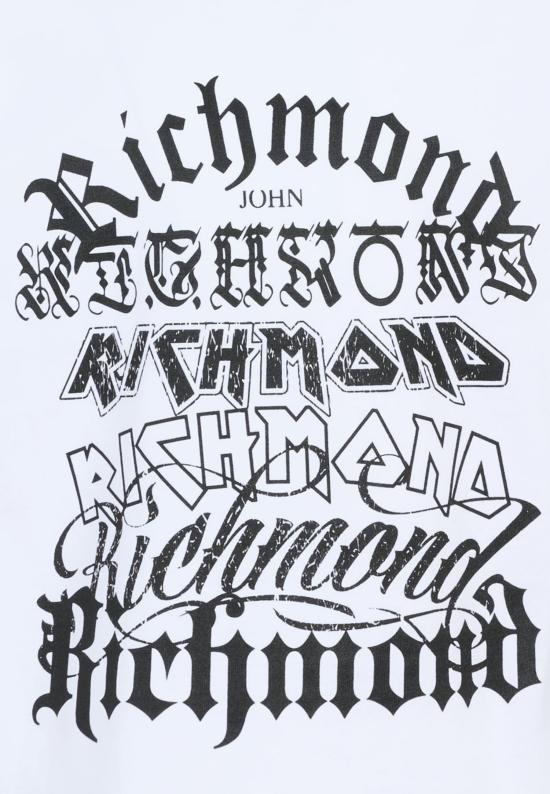 25FW [키즈] 리치몬드 티셔츠 RBA25202TS WHITE - RICHMOND