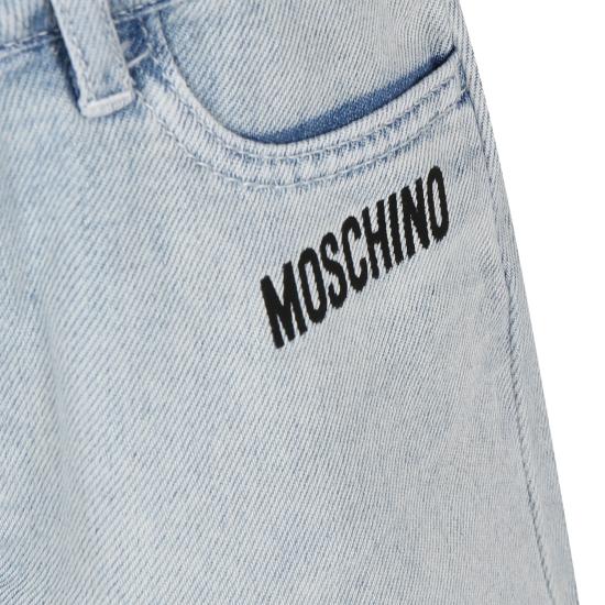  [키즈] 모스키노 쇼츠/버뮤다 HDQ019 L0E23 40018 DENIM - MOSCHINO