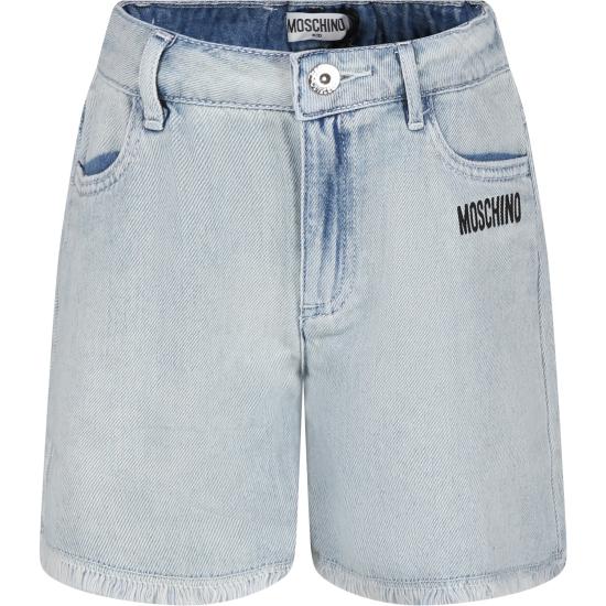  [키즈] 모스키노 쇼츠/버뮤다 HDQ019 L0E23 40018 DENIM