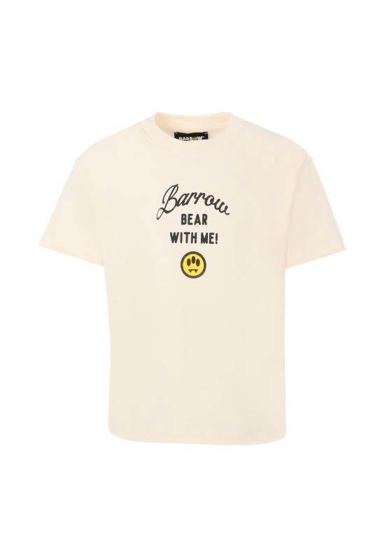 25FW [키즈] 바로우 티셔츠 F5BKJGTH133 013 IVORY - BARROW