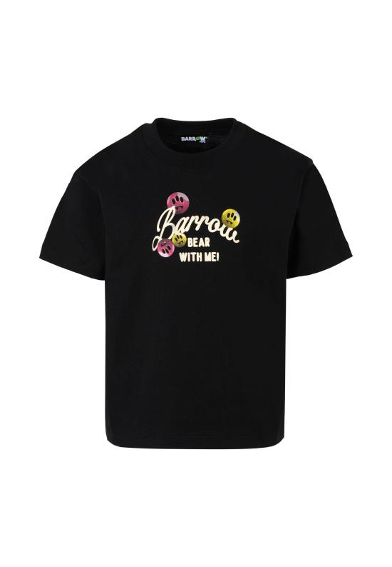 25FW [키즈] 바로우 티셔츠 F5BKJGTH203 110 BLACK - BARROW