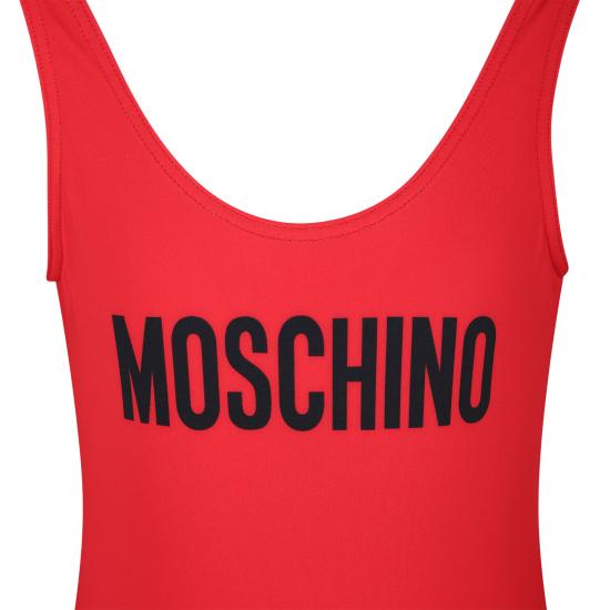  [키즈] 모스키노 원피스 수영복 HDL00T LKA00 50109 RED - MOSCHINO