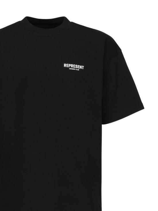 25FW 리프레젠트 반팔 티셔츠 OCM41114 001 Black - REPRESENT