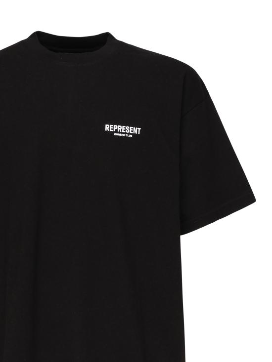 25FW 리프레젠트 반팔 티셔츠 OCM41114 001 Black - REPRESENT